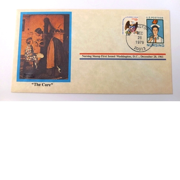 Norman Rockwell Collection 3 Stamped Envelopes - Picture 4 of 6